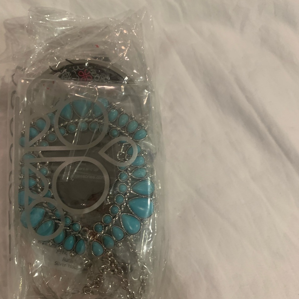 Turquoise collar 5pc jewelry set -paparazzi - Picture 6 of 6